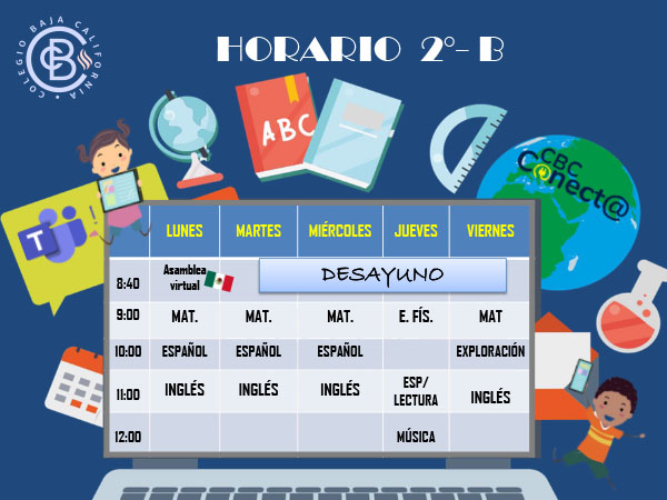 Horario 2B