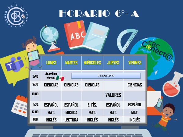 Horario 6A